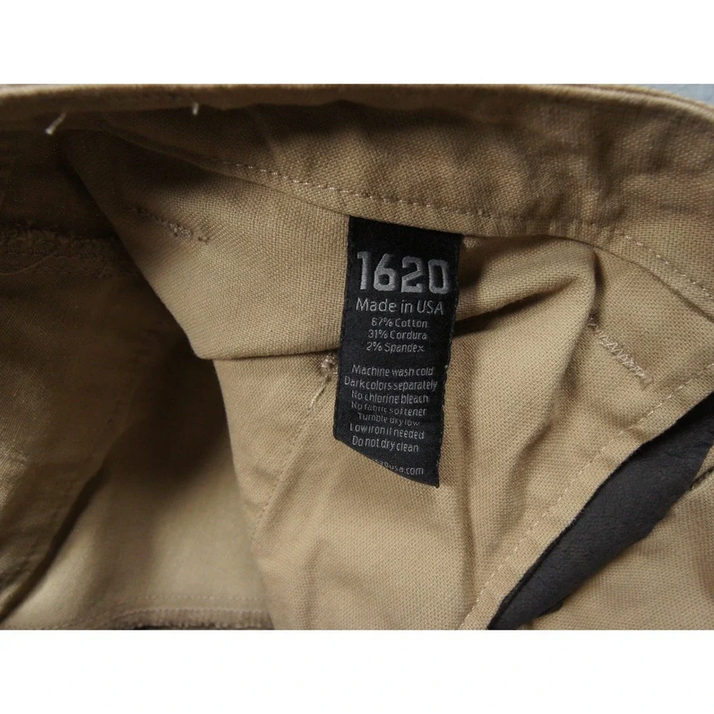 1620 Pants Men 38 Beige Cordura Utility Work Carpenter Tactical USA Workwear